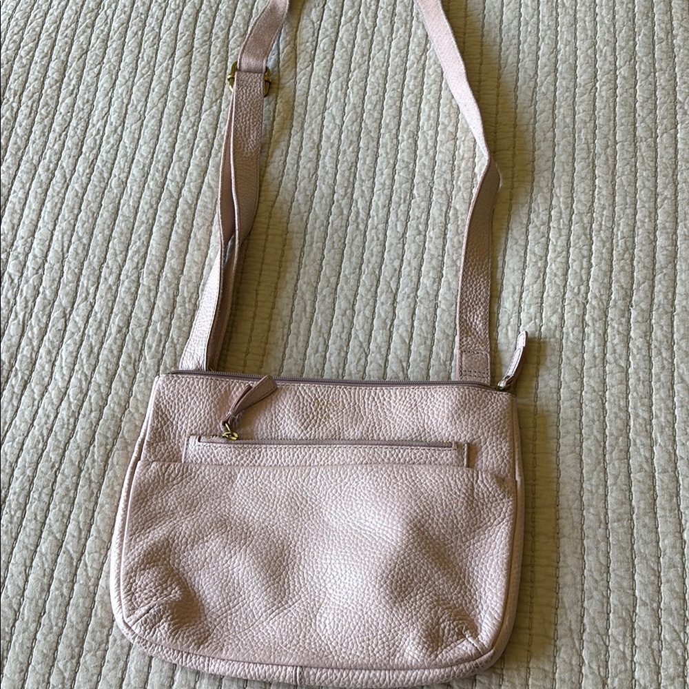 Fossil Pink Crossbody Bag Casual Design